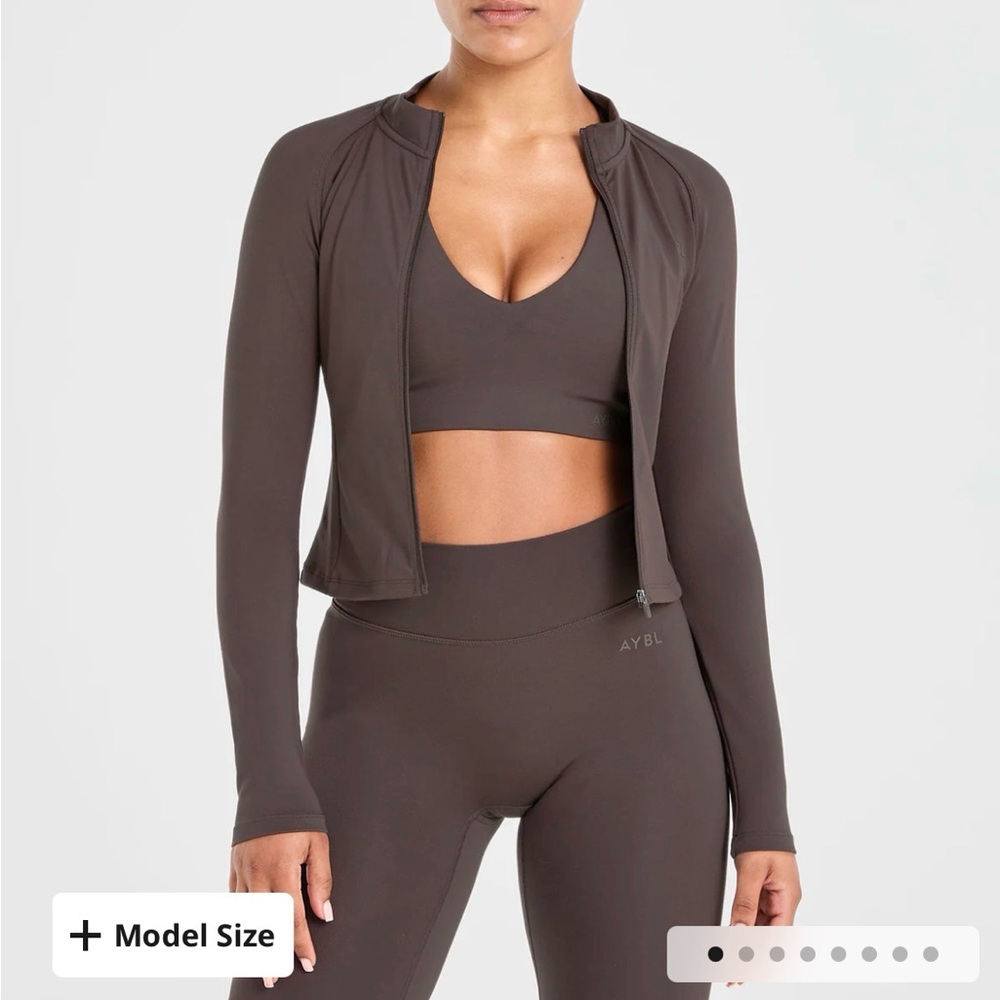 AYBL Staple Zip Jacket - Coffee Brown